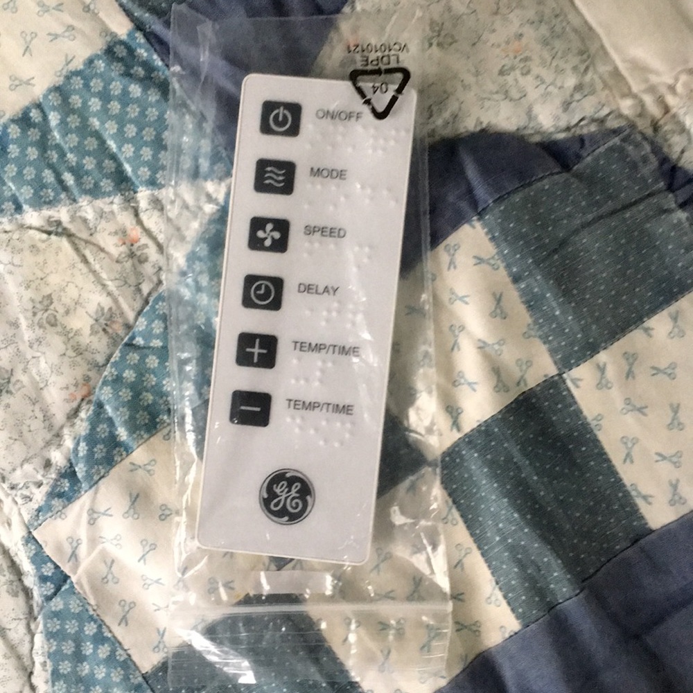 GENERAL ELECTRIC GE WJ26X22480 AIR CONDITIONER REMOTE CONTROL